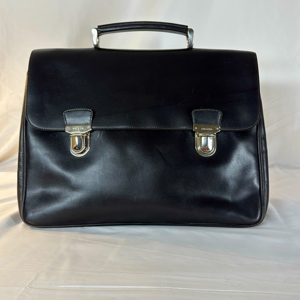 PRADA Classic 6 Compartment Briefcase